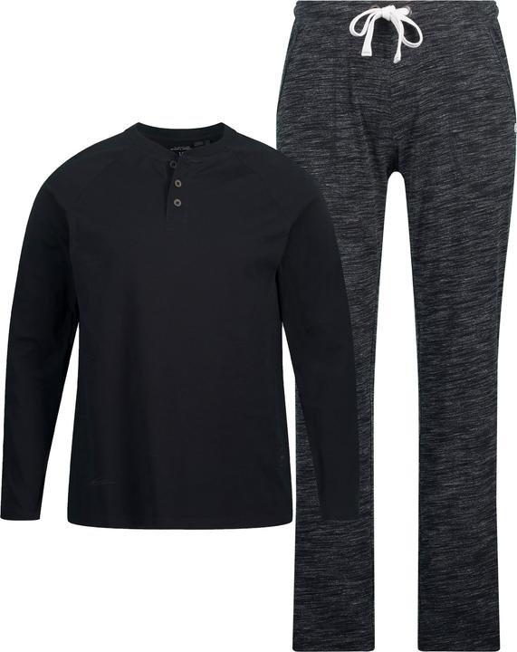 Produktbild JP1880 Schlafanzug, Homewear, OEKO-TEX, Zweiteiler, Langarmshirt, lange Hose (4XL)