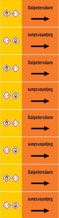 Produktbild Brady ISO 20560 Rohrmarkierer - Säuren