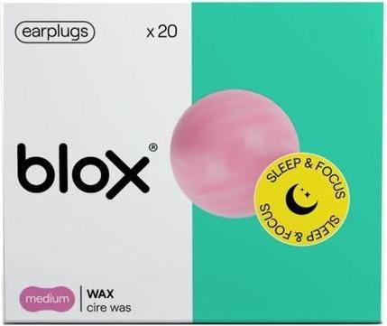 Produktbild Blox Wachs-Ohrstöpsel 10 Paar - Gehörschutz für den Schlaf (20 x)