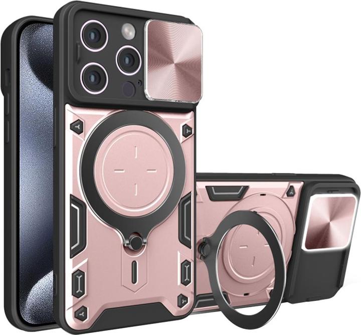Actual product image Techsuit - CamGuard Pro - iPhone 15 Pro Max - Rose Gold (Apple iPhone 15 Pro Max)