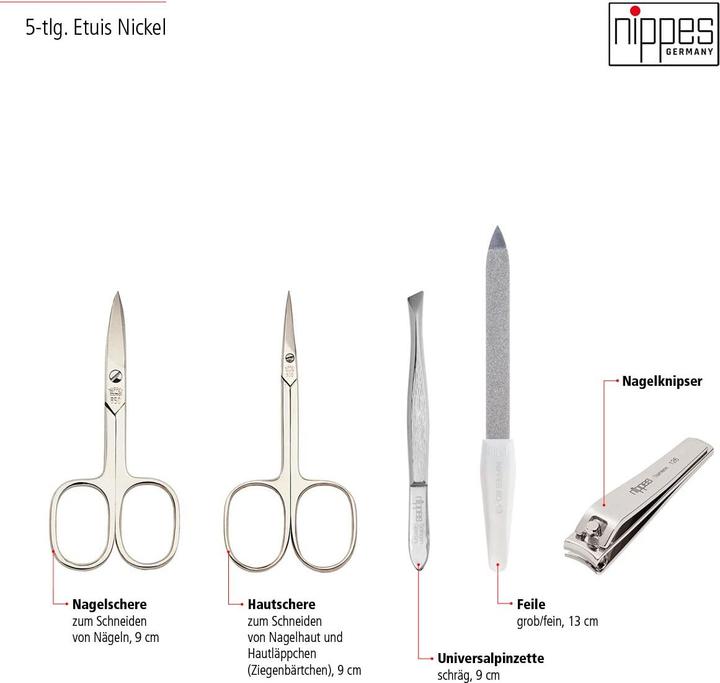 Actual product image Nippes Vintage Maniküre Set (5-teilig)