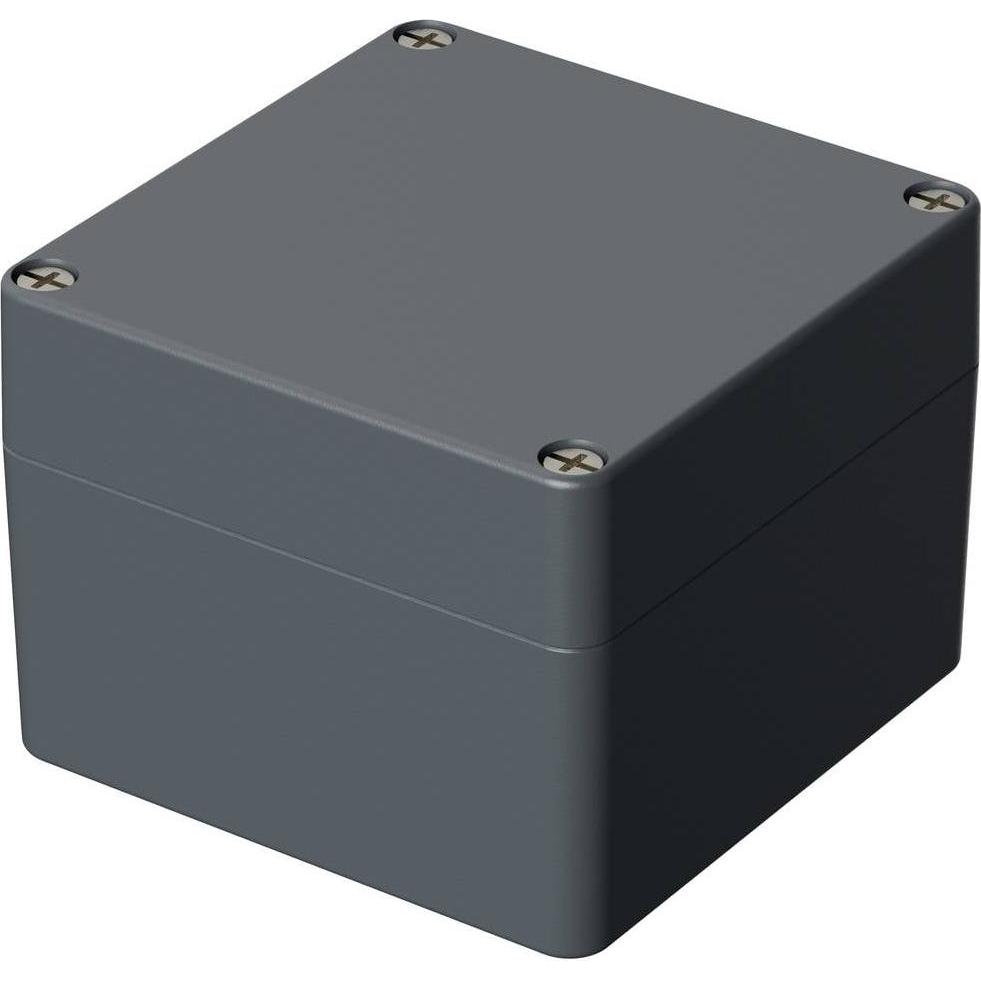 Rose Industrie-Gehäuse Silber-Grau (RAL 7001) Aluminium (Case), Accessori di elettronica + Alloggiamento, Grigio, Argento