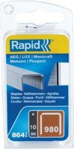 Rapid 40109546 N. 980 Graffette a filo piatto 10 mm 860 pz. (860 x)