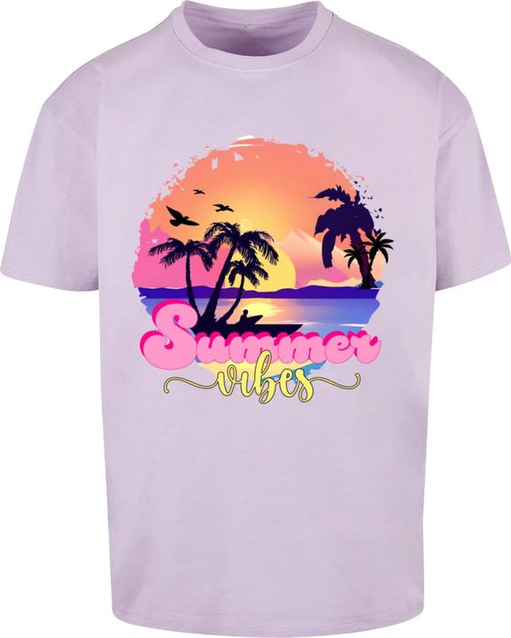 Produktbild Merchcode Summer Vibes Sunset Heavy Oversized Tee - 117175 (XS)
