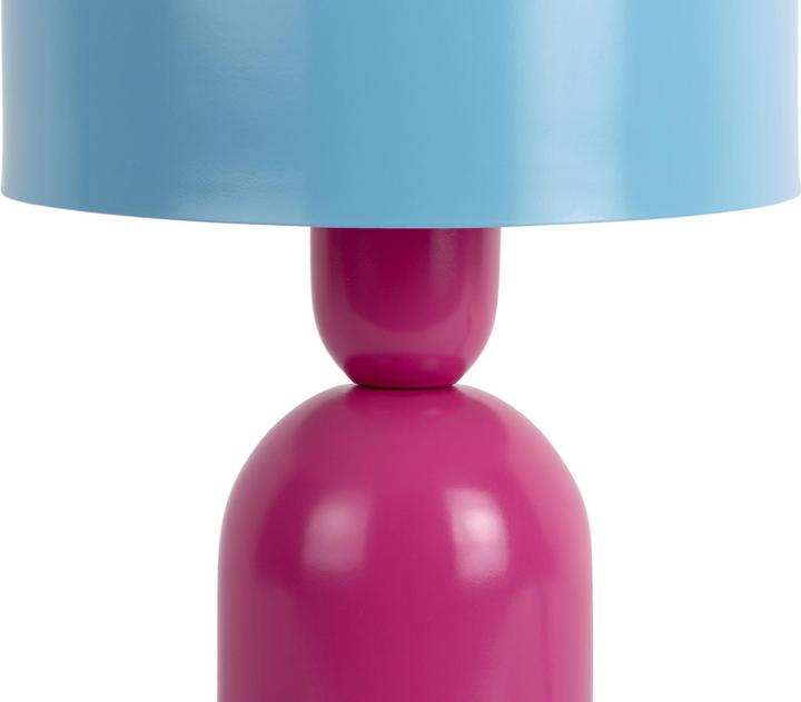 Bright pink & soft blue