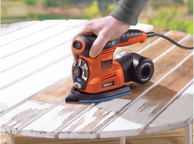 Actual product image Black & Decker Autoselect® 4-in-1 Multisander KA280K (Multi sanders, 220 W)