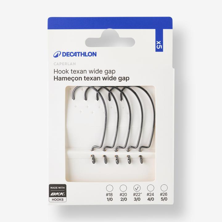 Actual product image Caperlan Hook Wide Gap predator fishing