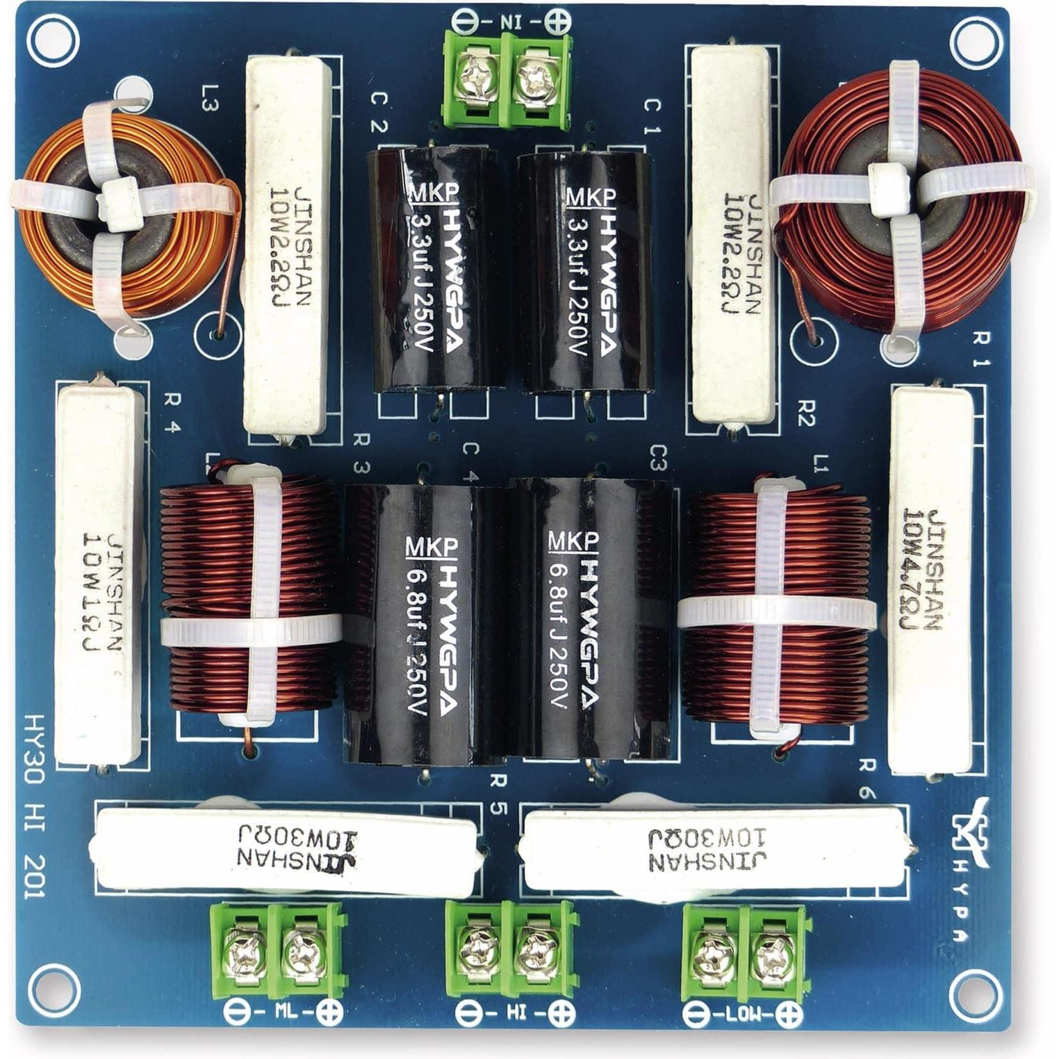Dynavox Frequenzweiche 3 Wege 300 W Model 3W300, Batterien + Akkus