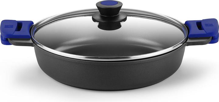 Actual product image BRA Advanced pan set for all heat sources including induction black (28 x 6.30 cm)