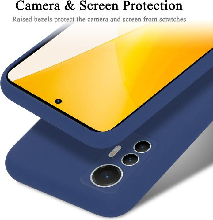 Actual product image Cadorabo TPU Liquid Silicone Case Cover for Xiaomi 12 LITE (Xiaomi 12 Lite)