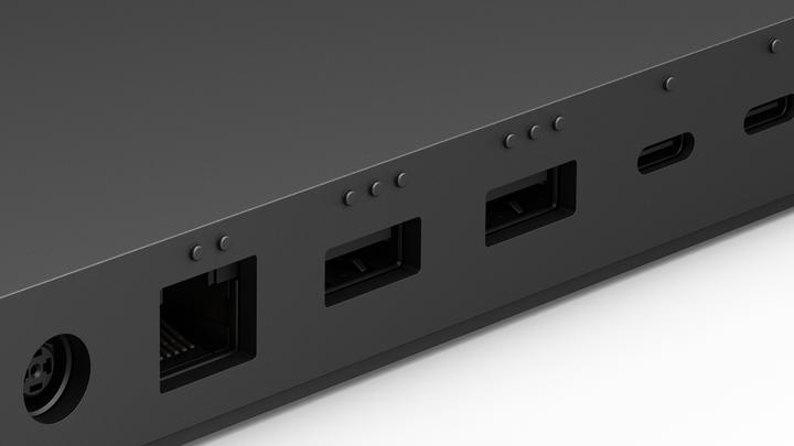 Actual product image Microsoft Surface Thunderbolt 4 Dock for business (Thunderbolt, 8 Ports)