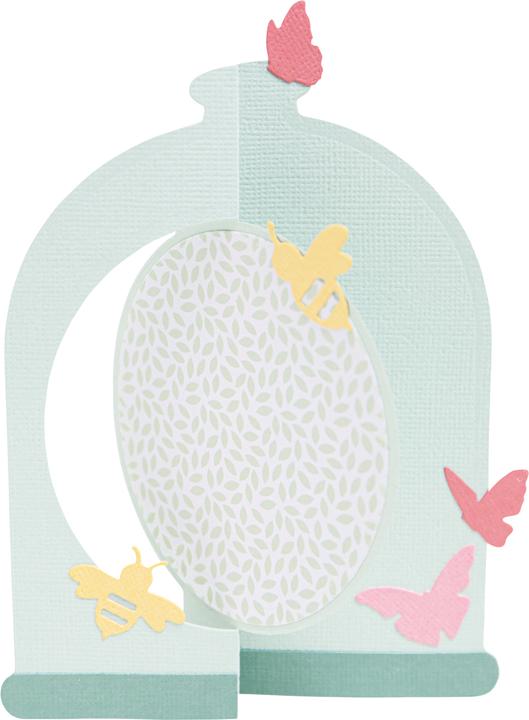 Actual product image Sizzix Thinlits punching template "Card, Bell Jar"
