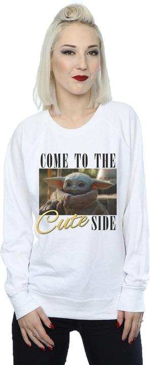 Image du produit Star Wars - Sweat THE MANDALORIAN COME TO THE CUTE SIDE - Femme (XXL)