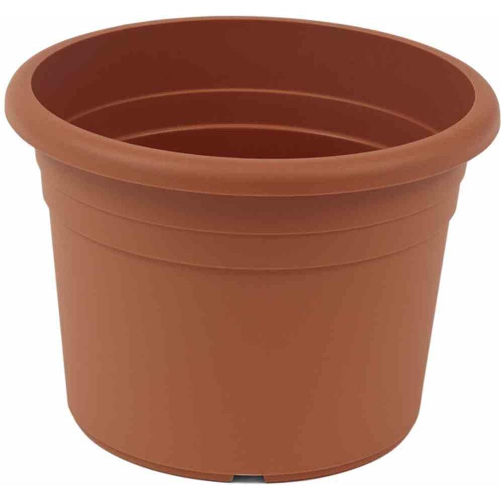 Siena Garden, Blumentopf, Pflanzgefäss Basic, rund, Ø 50x35,5 cm, aus Kunststoff matt in terra (50 cm)