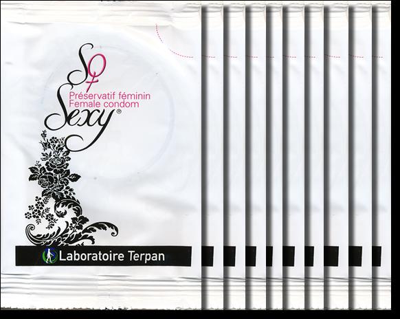 Produktbild Terpan So Sexy - Frauenkondom «Femidom», 10 Stück, latexfrei, frei von überflüssigen Chemikalien (10 Stk.)