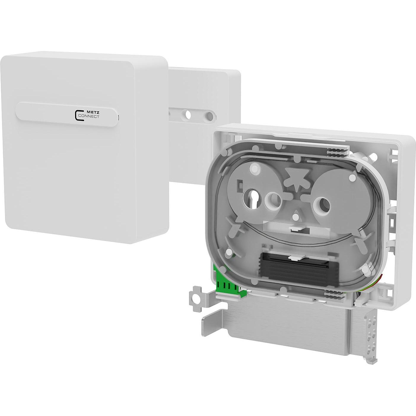 Metz Connect OpDAT APL scatola di connessione giunzione 1xLC-D APC OS2 (Scatola di giunzione), Accessori di rete