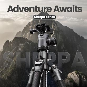 Actual product image Fotopro Sherpa Plus Carbon Tripod Grey (Plastic)