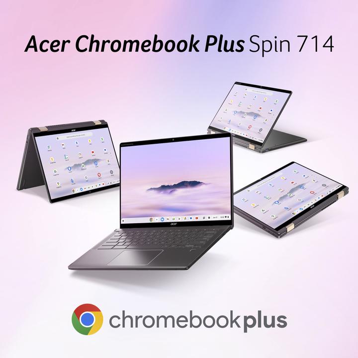 Image du produit Acer Chromebook Spin 714 (14", 512 Go, 16 Go, CH, Intel Core Ultra 5 115U)