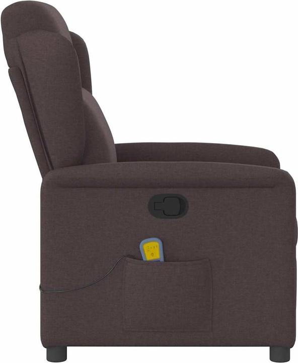 Produktbild VidaXL Massagesessel Dunkelbraun Stoff