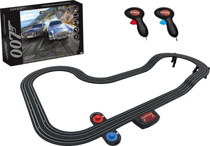 Productafbeelding Hornby Micro Scalextric 007 Race Set-DB5 vs V8 (Batterij)