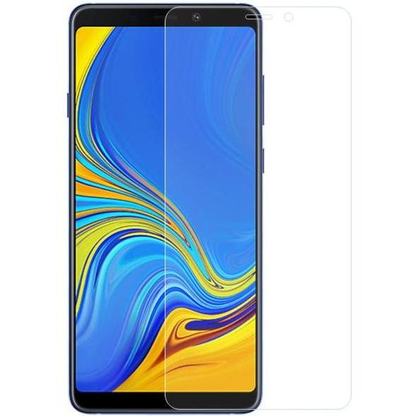 MU Budget Schutzglas Displayschutz (1 Stück, Samsung Galaxy A9), Smartphone Schutzfolie, Transparent