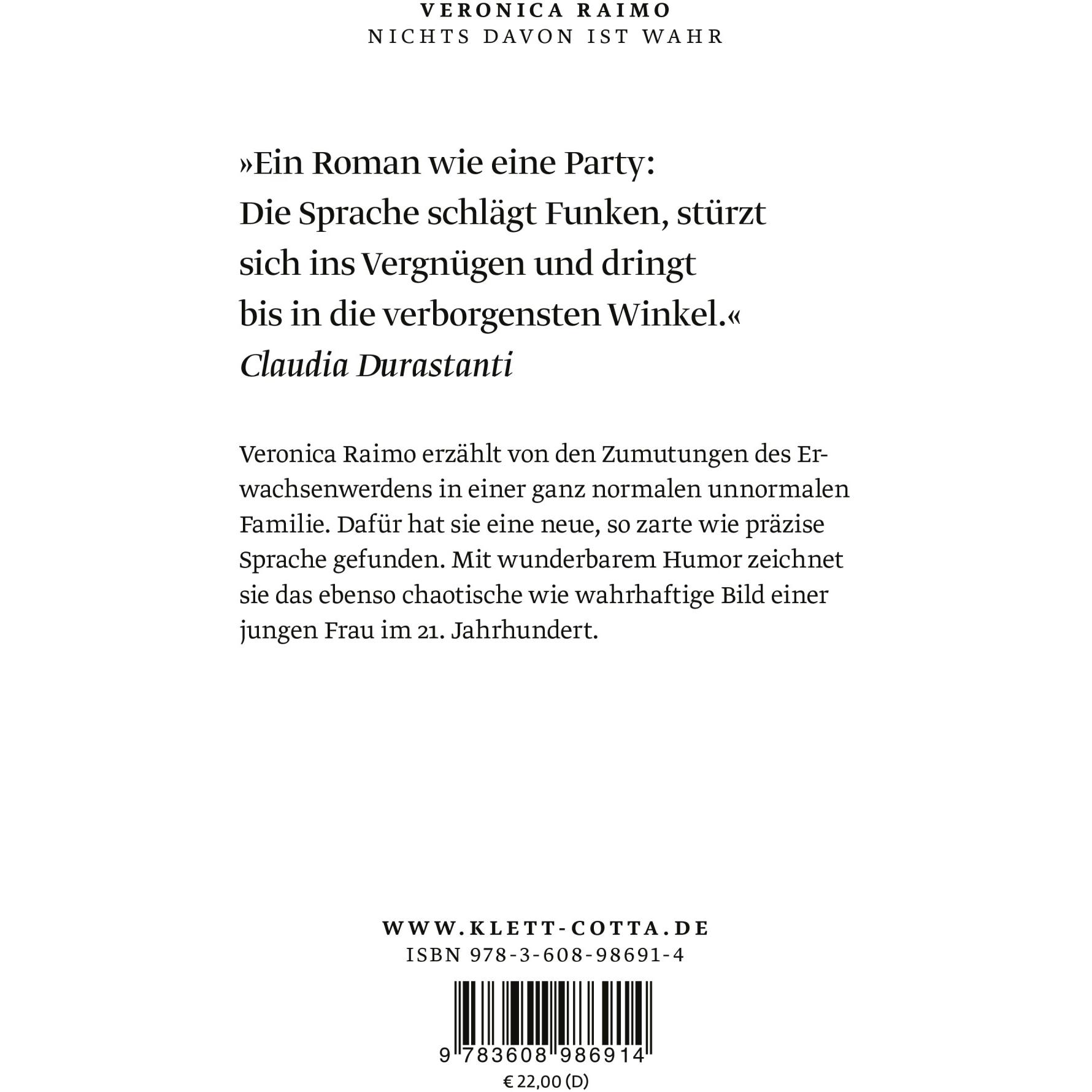 Thumbnail - Nichts davon ist wahr, Belletristik von Veronica Raimo