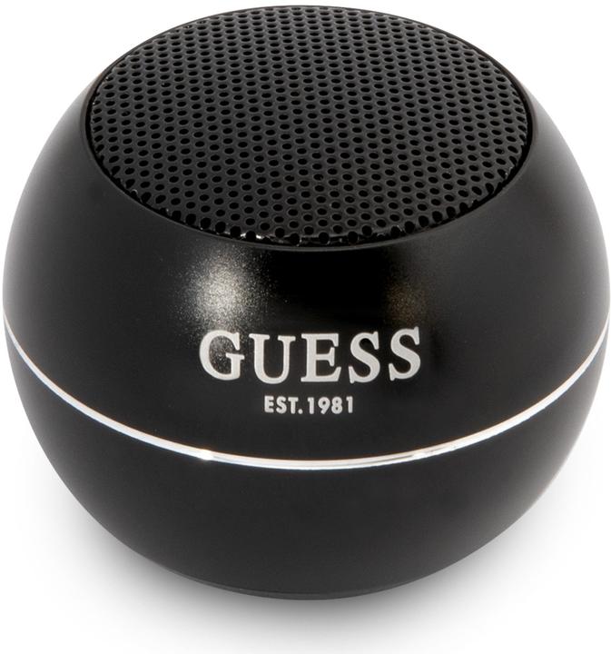 Guess głośnik Bluetooth GUWSALGEK Speaker mini czarny/black (4 h, Rechargeable battery operated)
