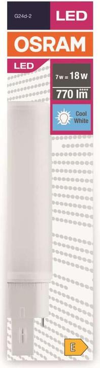 Produktbild Osram Dulux D (G24d-2, 7 W, 770 lm, 1 x, E)