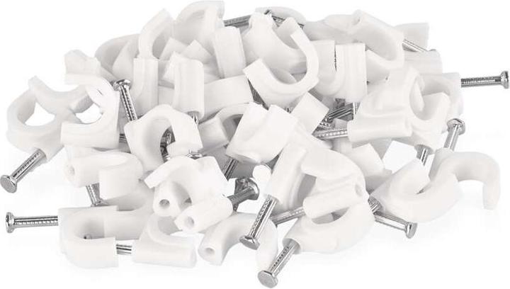 Produktbild Emos Kabelschelle 10 mm, weiss, 50 Stk