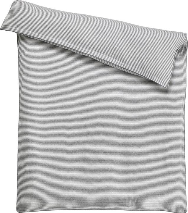 Actual product image Living Home Melange Jersey Stripes (Duvet cover, 160 x 210 cm)