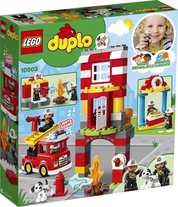 Actual product image LEGO DUPLO fire station (10903)