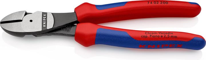 Actual product image Knipex High Leverage Diagonal Cutter 74 02 200 SB (200 mm)