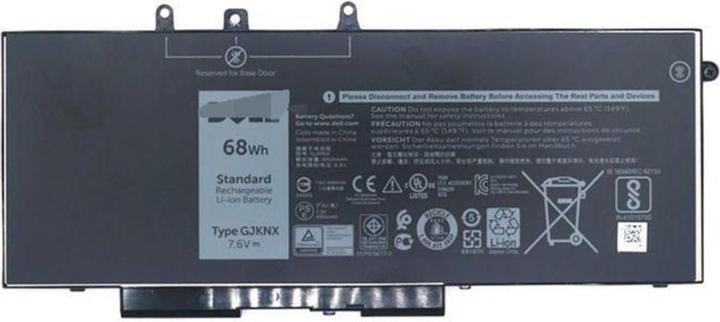Dell Battery, Polymer, 68Whr, 4 (8500 mAh)