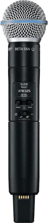 Actual product image Shure SLXD2/B58=-G59 - Nadajnik do ręki z mikrofonem Beta58 (470-514 MHz)