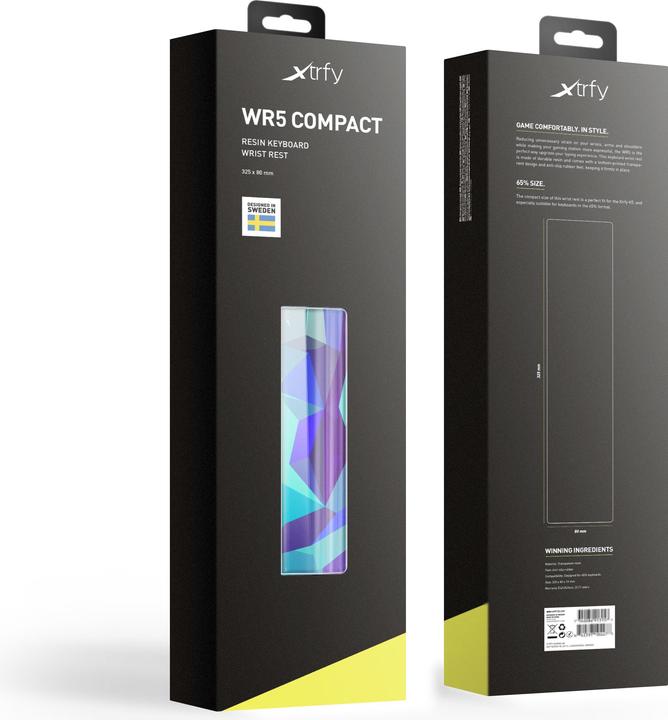 Produktbild CHERRY xtrfy WR5 Compact Handballenauflage - Litus Blue