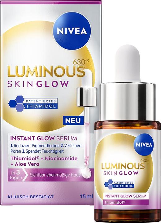 Produktbild NIVEA Luminous630® Skin Glow Instant Glow Serum (15 ml)