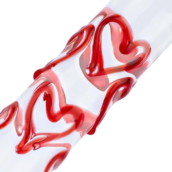 Productafbeelding Gildo Glazen dildo met hartjes