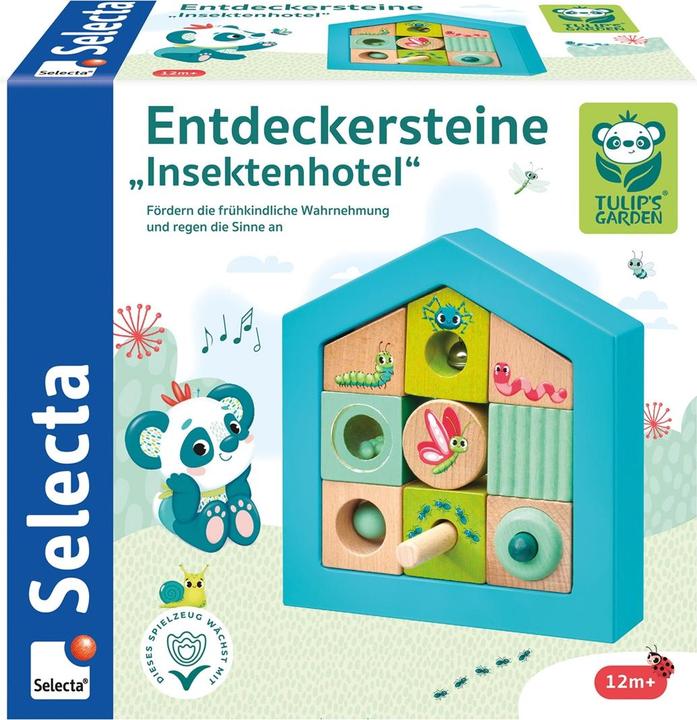 Image du produit Selecta Spielzeug Pierres de découverte Hôtel pour insectes 11 pièces