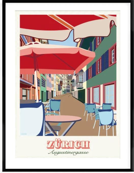 S.wert Design Poster Zürich Augustinergasse
