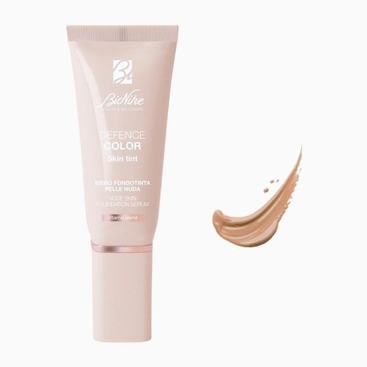 Actual product image BioNike Defence Color Skin Tint Serum Foundation Bare Skin N.702 Vanilla 30ml (N.702 Vanilla)