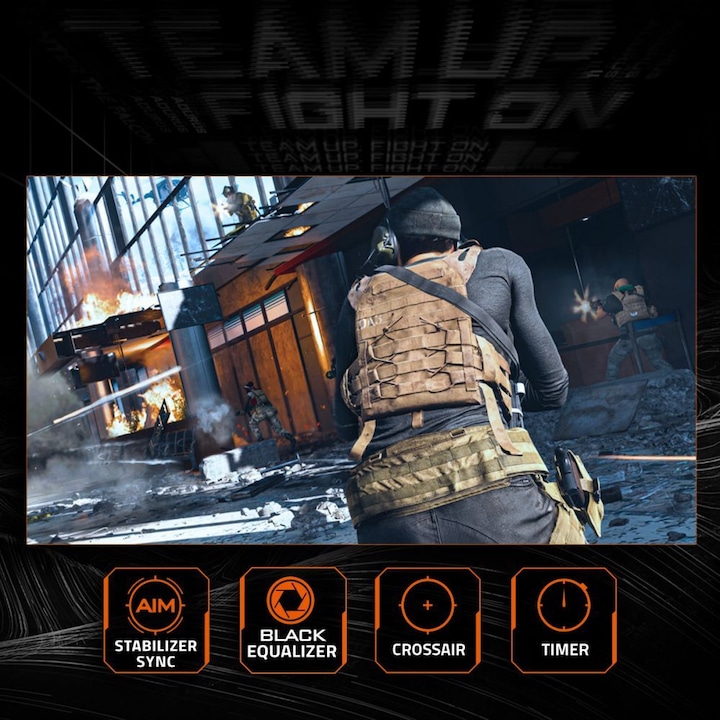 Actual product image Gigabyte GS27QA 27" QHD Gaming Monitor - 2560 x 1440 (QHD), 180Hz, 1ms, 300 cd/m2, FreeSync, HDR Ready, HDMI (2560 x 1440 pixels, 27")
