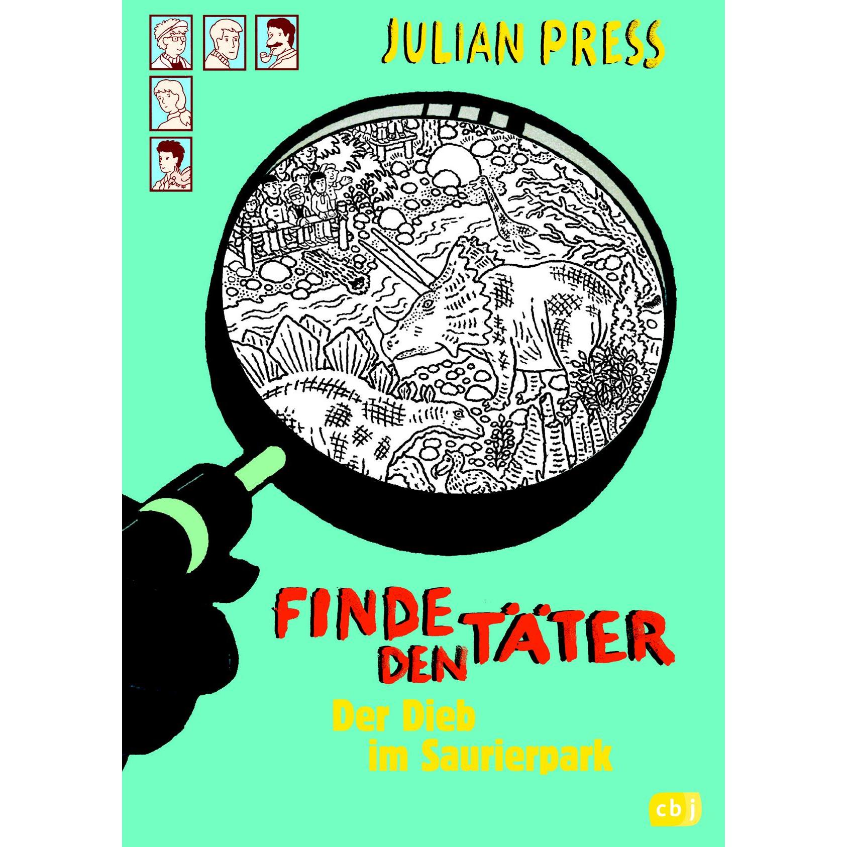 Thumbnail - Finde den Täter - Der Dieb im Saurierpark, Kinderbücher von Julian Press