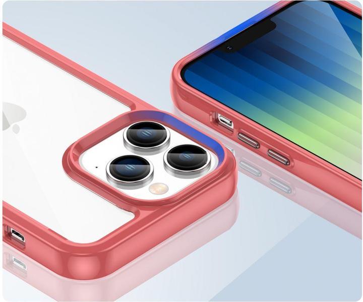 Produktbild Hurtel Outer Space Case iPhone 14 Pro Max hard cover with a gel frame red (Apple iPhone 14 Pro Max)