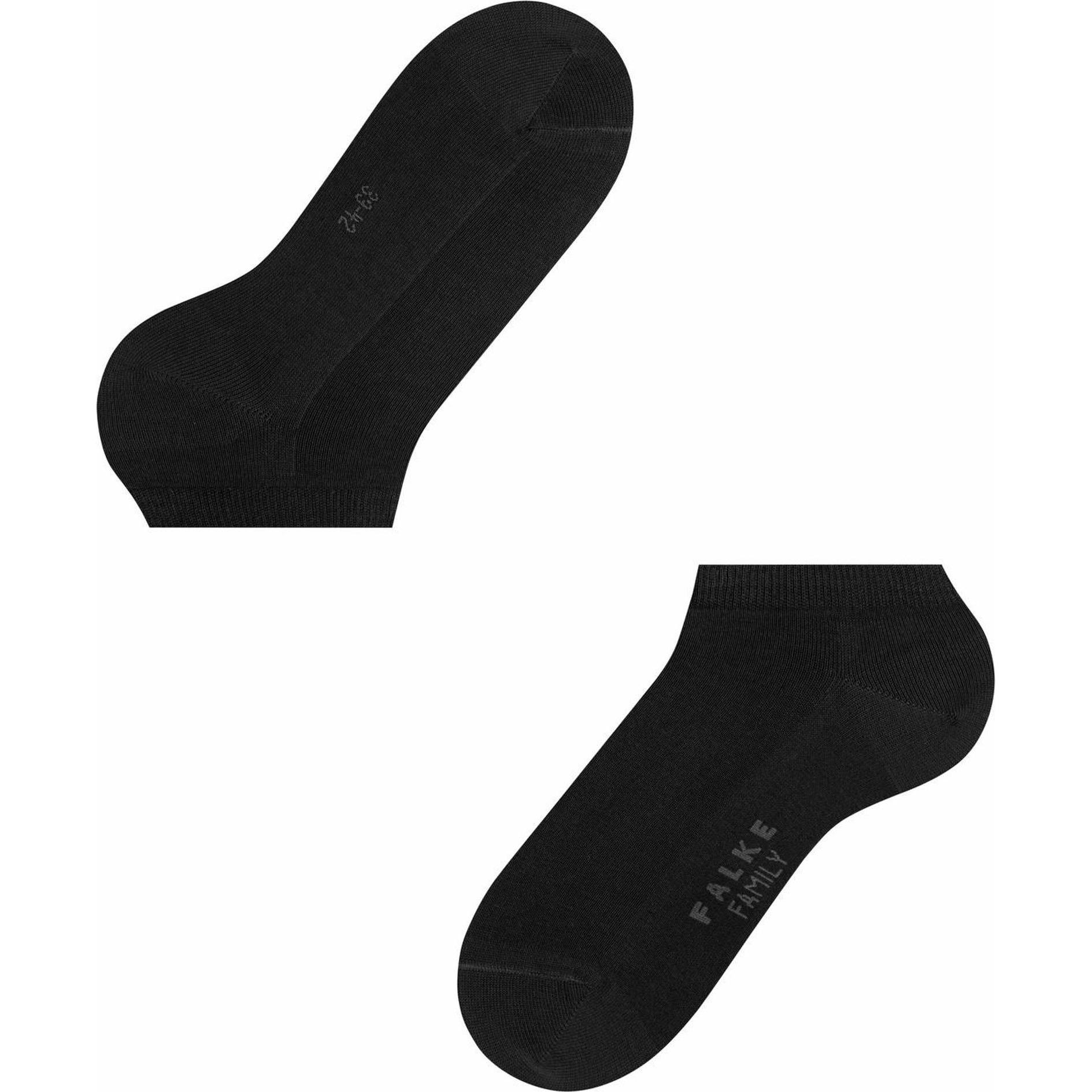 Thumbnail - Falke, Herren, Socken, Socken Casual Stretch Family SN, Schwarz, (3er Pack, 39 - 42)