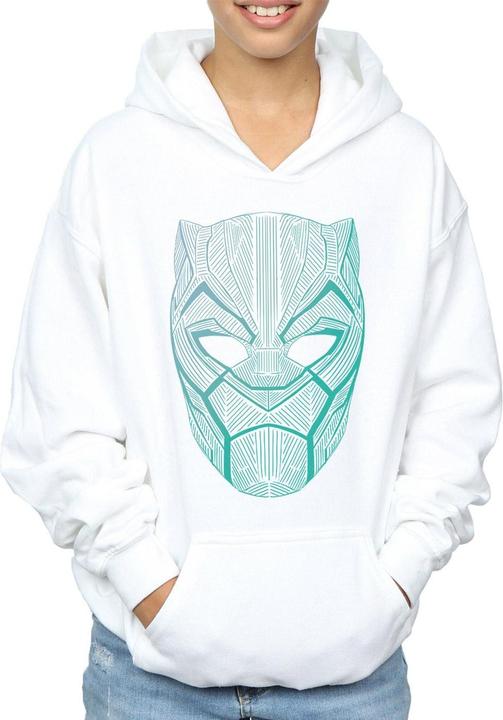 Produktbild Black Panther Tribal Mask Kapuzenpullover Jungen (152, 158)