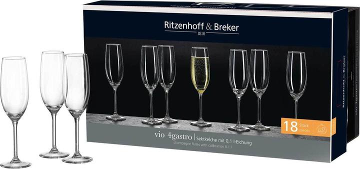 Produktbild Ritzenhoff & Breker Vio 4Gastro Sektgläser (21 cl, 18 Gläser, Sektgläser)
