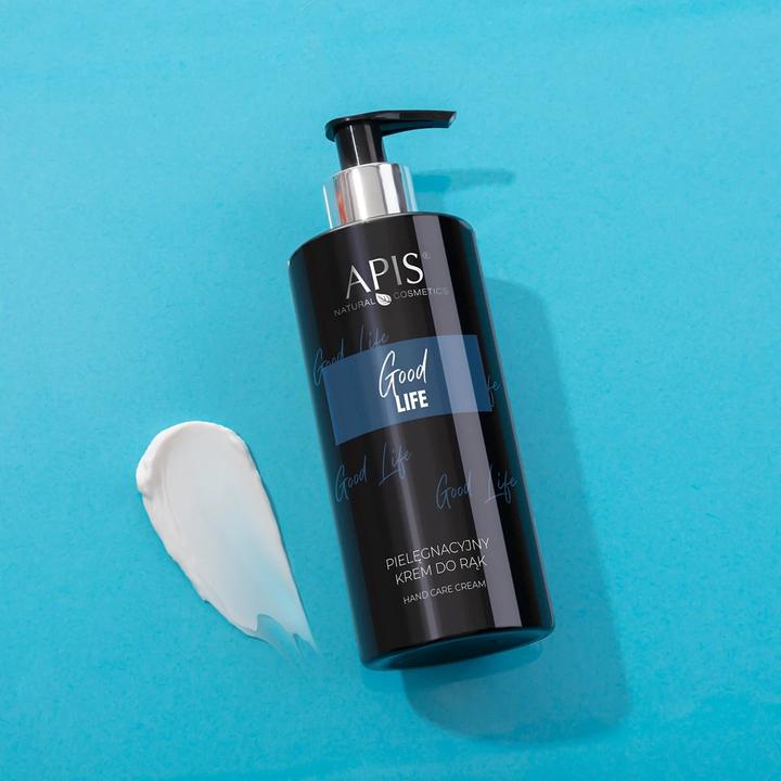 Actual product image Apis Natural Cosmetics APIS GOOD LIFE Nourishing Hand Cream with Argan Oil, Shea Butter, and Hyaluronic Acid 300ml (300 ml)