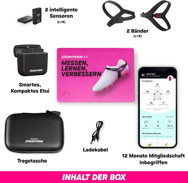 Actual product image Playermaker Smarter Fussballtracker Medium Kit
