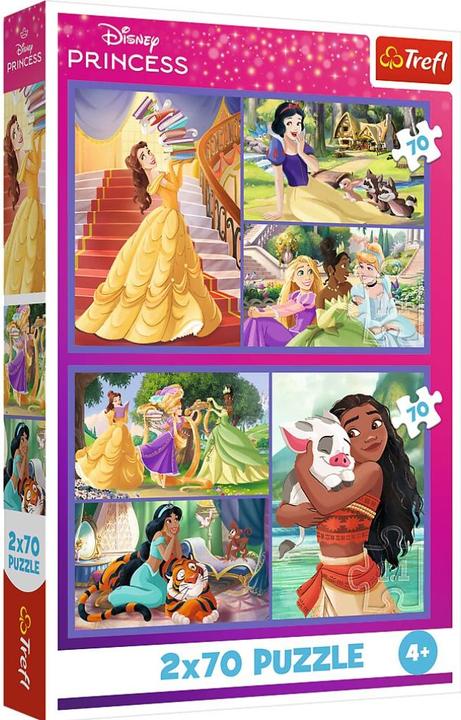 Immagine prodotto Trefl Puzzle 2 x 70 – Prinzessin (70 pezzi)