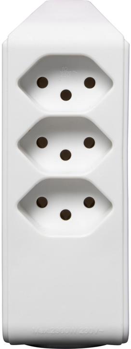 Produktbild Brennenstuhl cleverLINE Abzweigstecker 3+1 fach weiss, drehbar bis 300° (ohne Aufhänger) *CH* (Typ 13, 4 x)